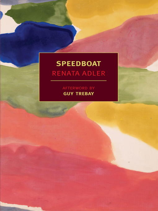 Title details for Speedboat by Renata Adler - Wait list